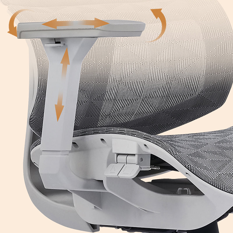 Grey High Back Mesh Executive Office Chair