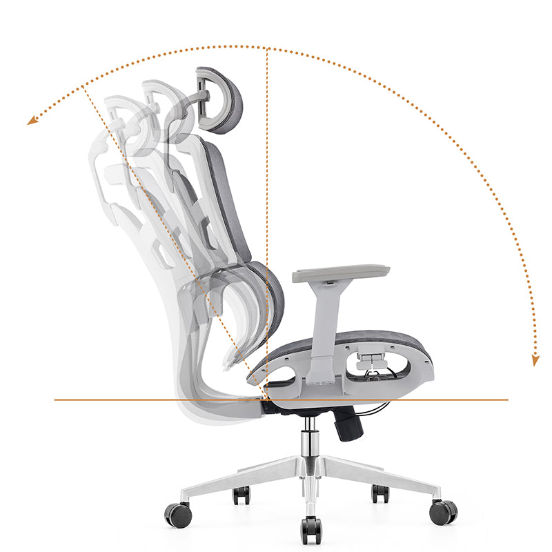 Grey High Back Mesh Executive Office Chair