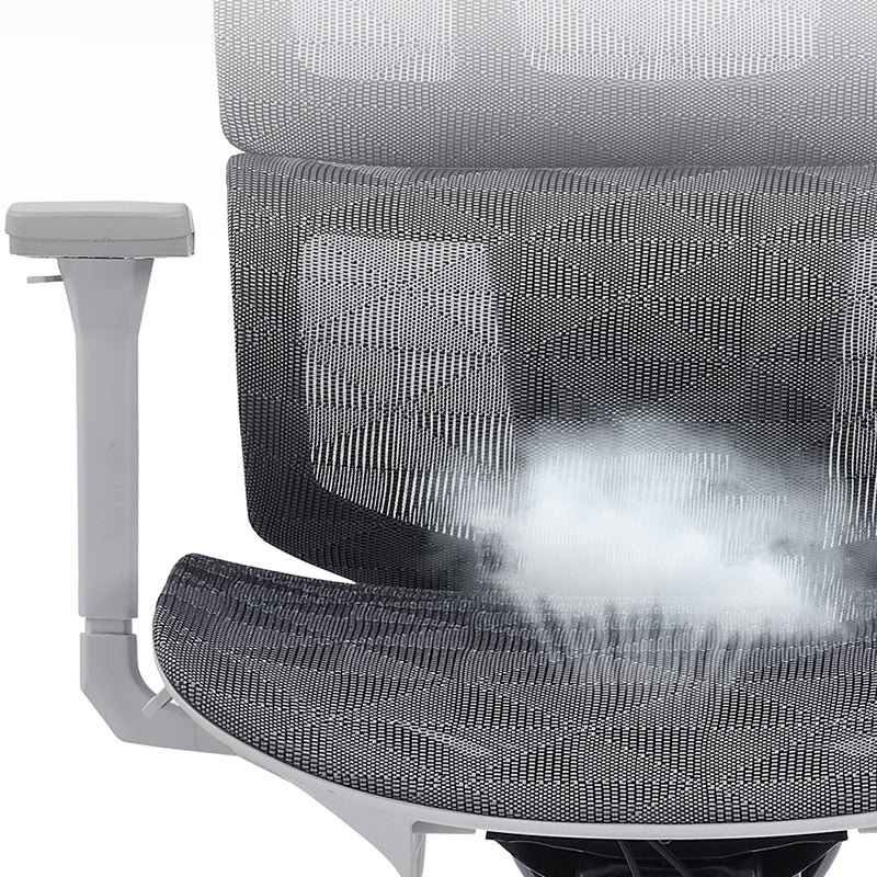 Grey High Back Mesh Executive Office Chair