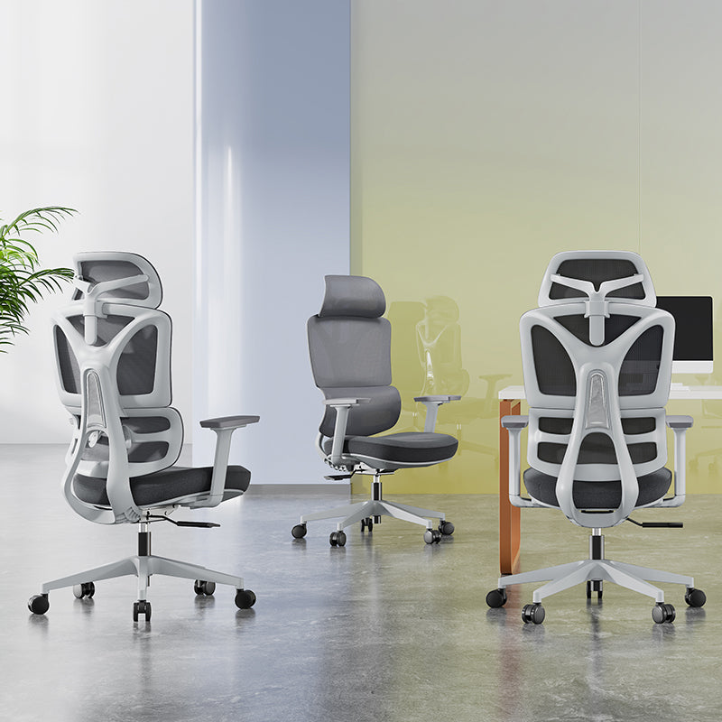 Grey Ergonomic Mesh Office Chair