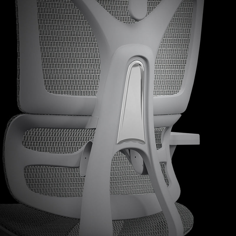Grey Ergonomic Mesh Office Chair