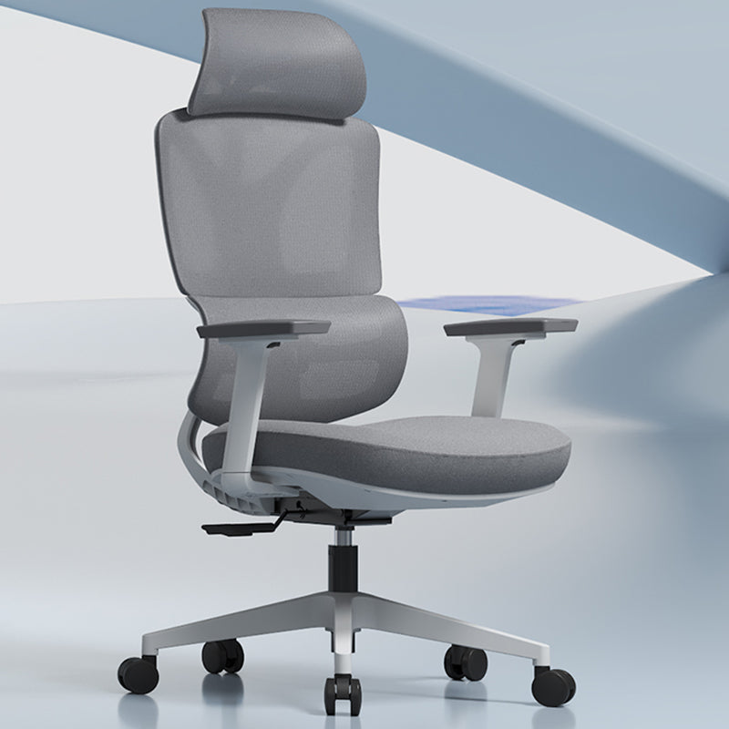 Grey Ergonomic Mesh Office Chair