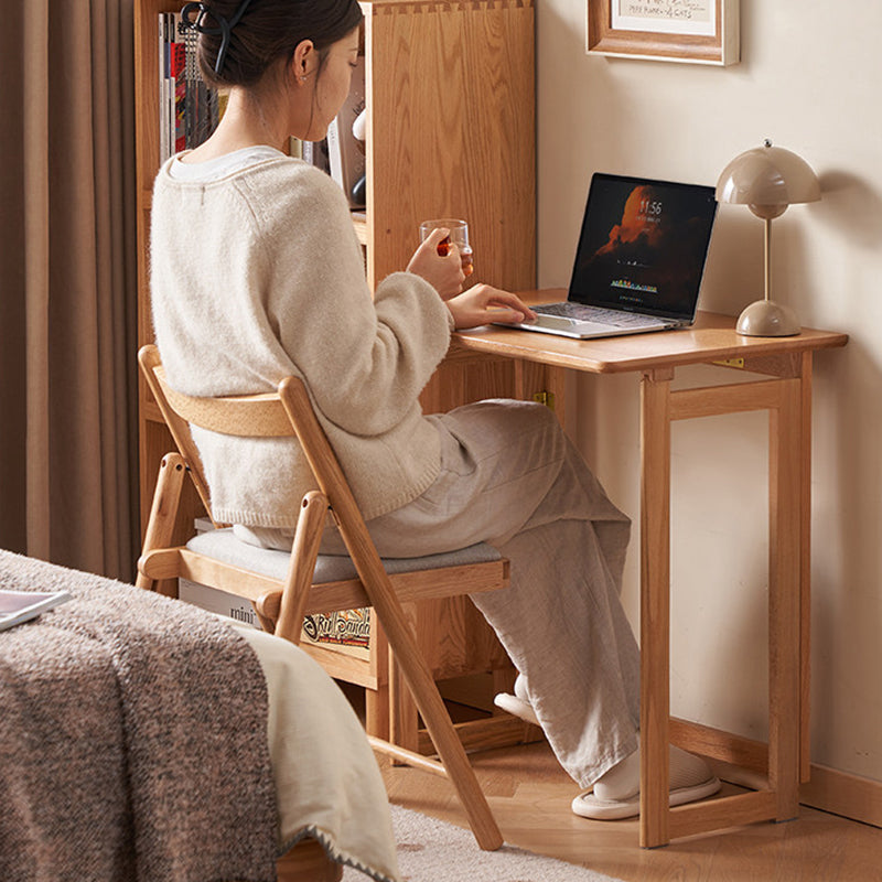 Red Oak Foldable Desk