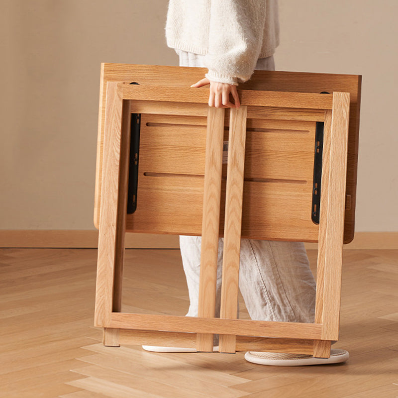 Red Oak Foldable Desk