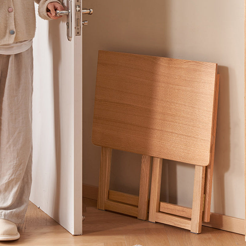 Red Oak Foldable Desk