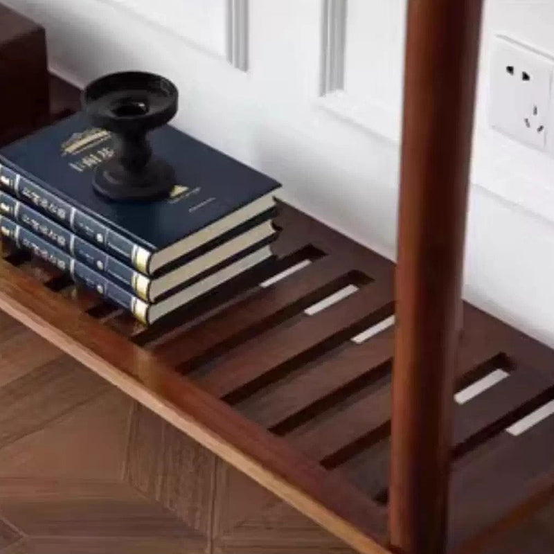 Mid-Century Wood Console Table
