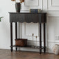 Mid-Century Wood Console Table