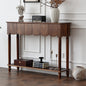 Mid-Century Wood Console Table