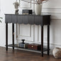 Mid-Century Wood Console Table