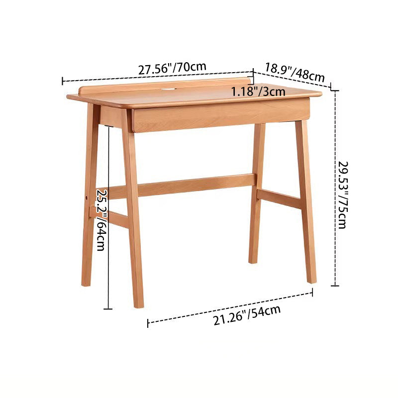 Beech Wood Office Desk