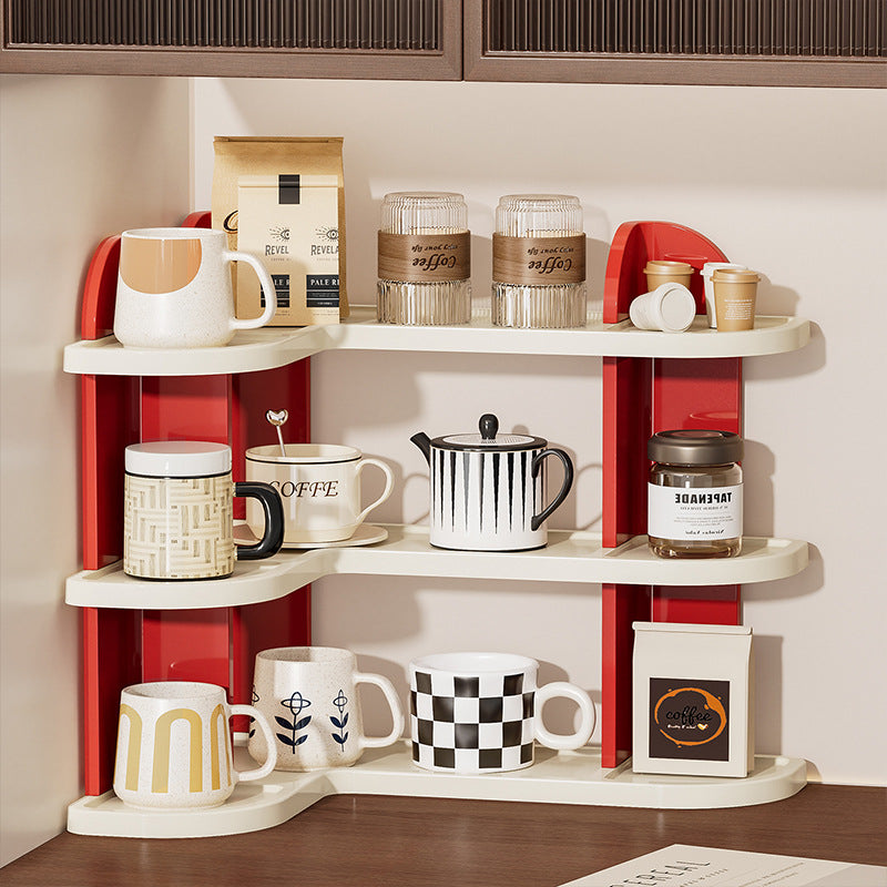 Nordic ABS Cup Storage Shelf 2-3 Tier