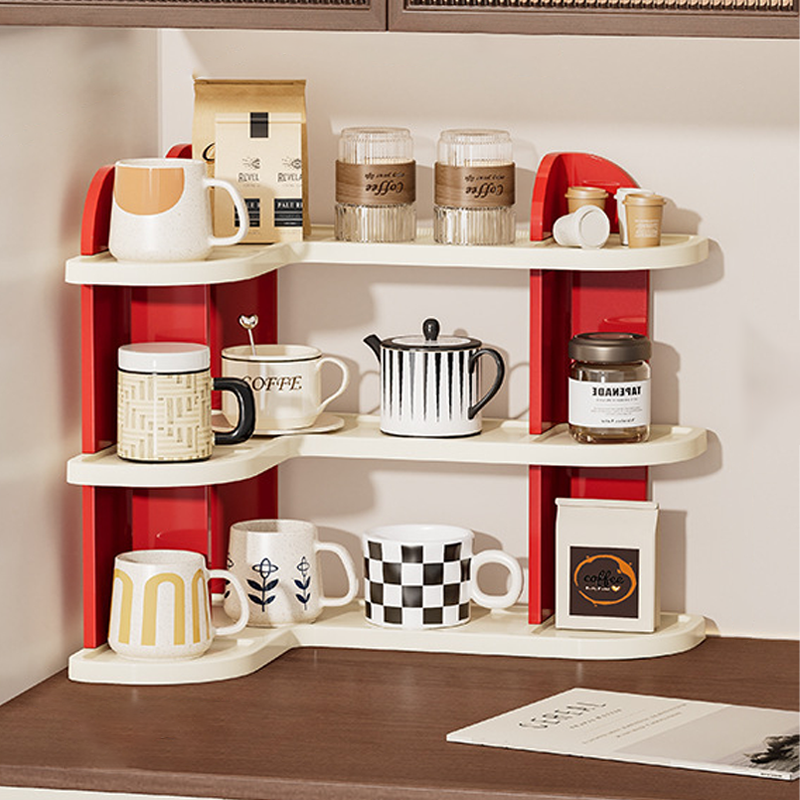 Nordic ABS Cup Storage Shelf 2-3 Tier