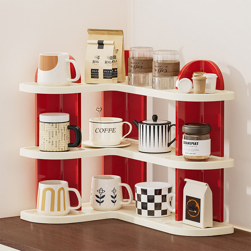Nordic ABS Cup Storage Shelf 2-3 Tier