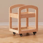 2-Tier Movable Storage Shelf