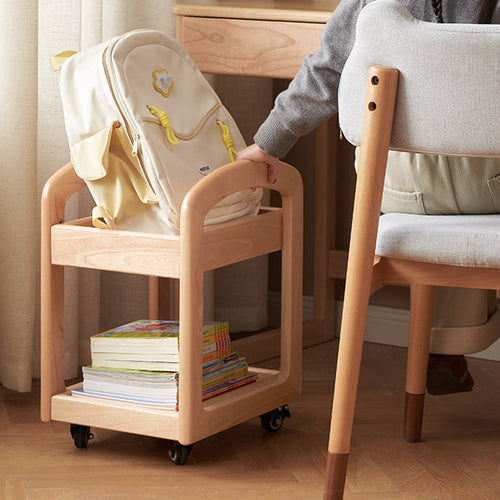 2-Tier Movable Storage Shelf