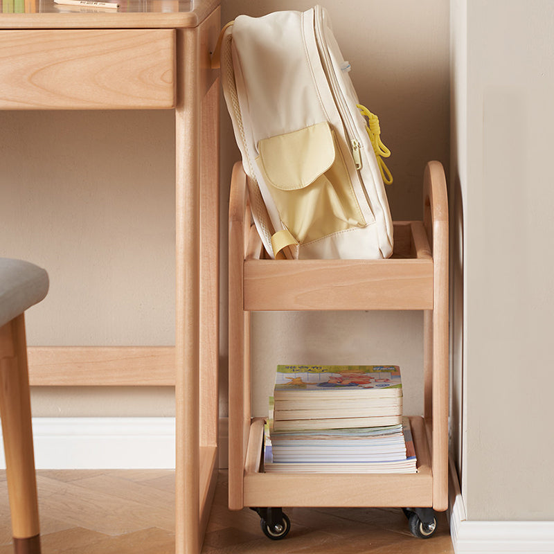 2-Tier Movable Storage Shelf