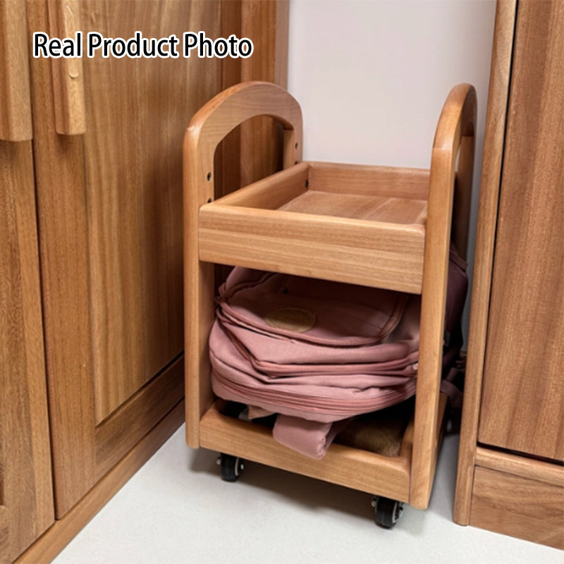 2-Tier Movable Storage Shelf