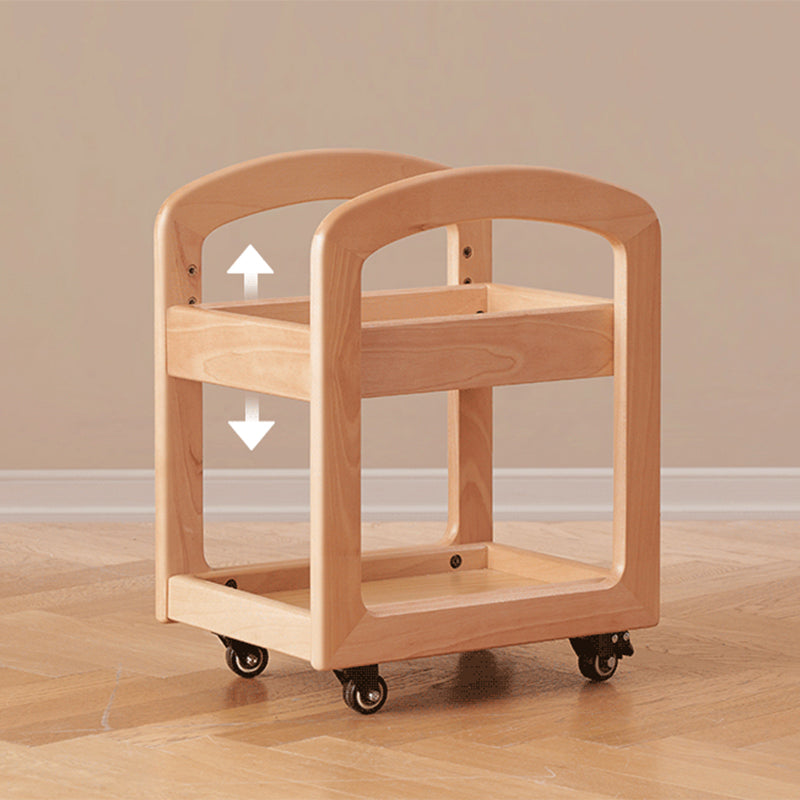 2-Tier Movable Storage Shelf
