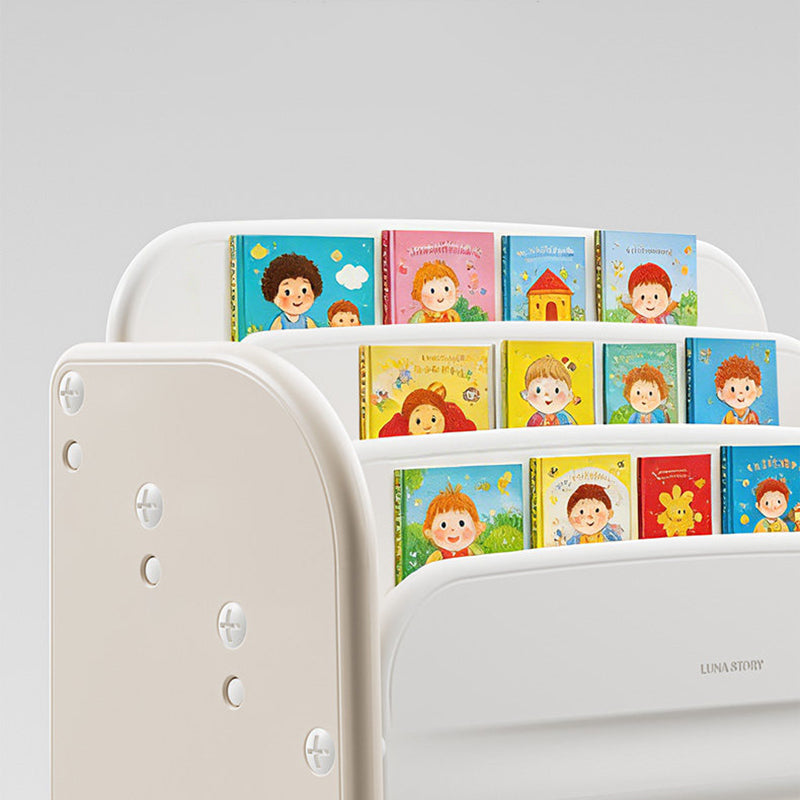 Kids Bookshelf with Storage Bins