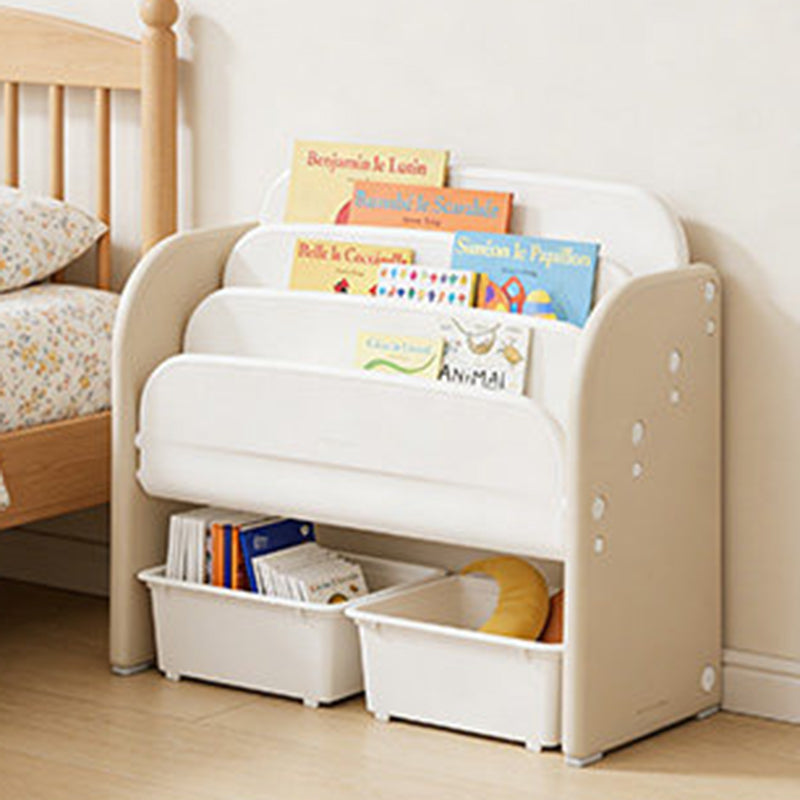 Kids Bookshelf with Storage Bins