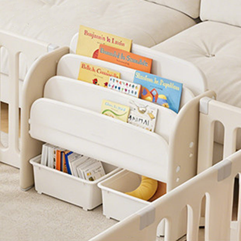 Kids Bookshelf with Storage Bins