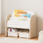 Kids Bookshelf with Storage Bins