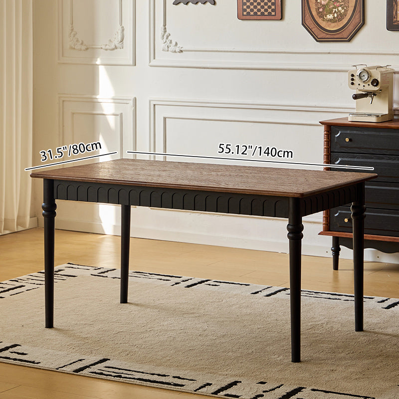 French Rubberwood Dining Table
