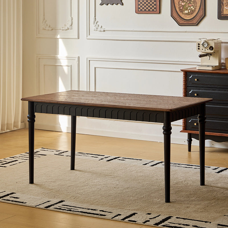 French Rubberwood Dining Table