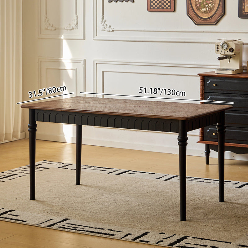 French Rubberwood Dining Table