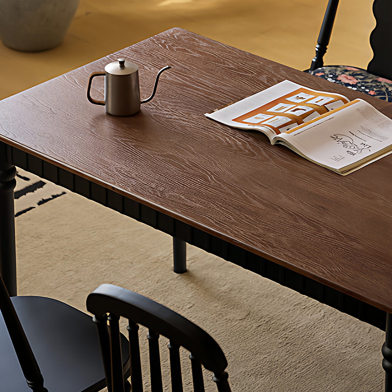 French Rubberwood Dining Table