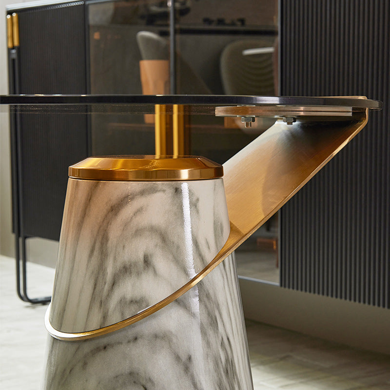 Conical Glass Coffee Table