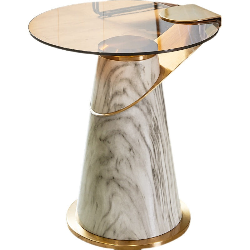 Conical Glass Coffee Table