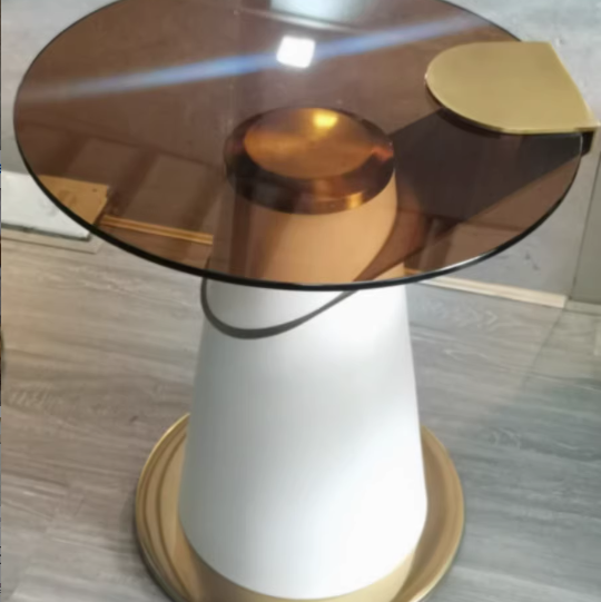 Conical Glass Coffee Table