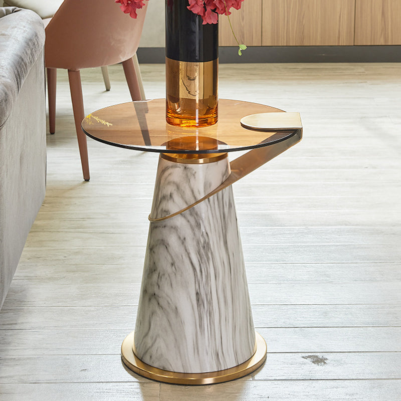 Conical Glass Coffee Table
