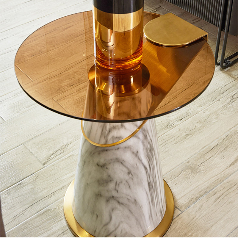 Conical Glass Coffee Table