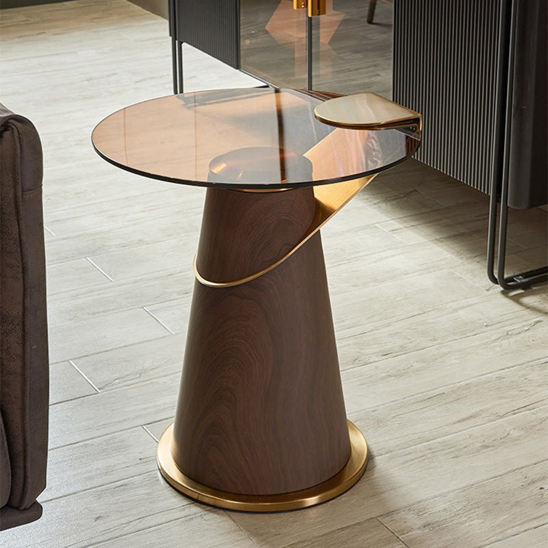 Conical Glass Coffee Table
