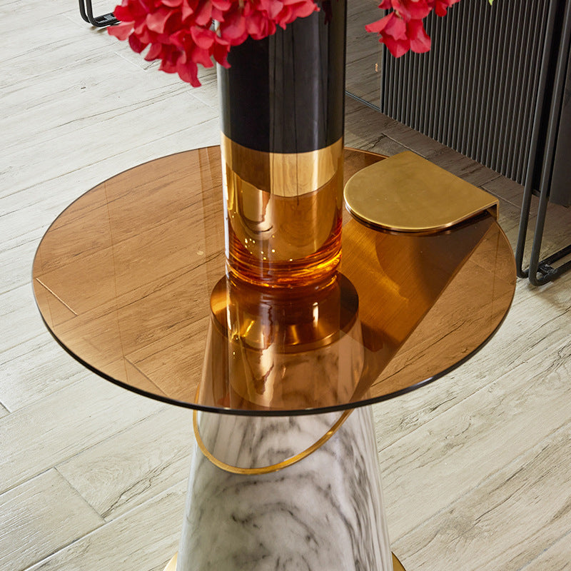 Conical Glass Coffee Table