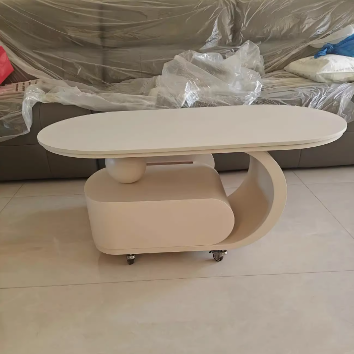 C-Shape Oval Coffee Table