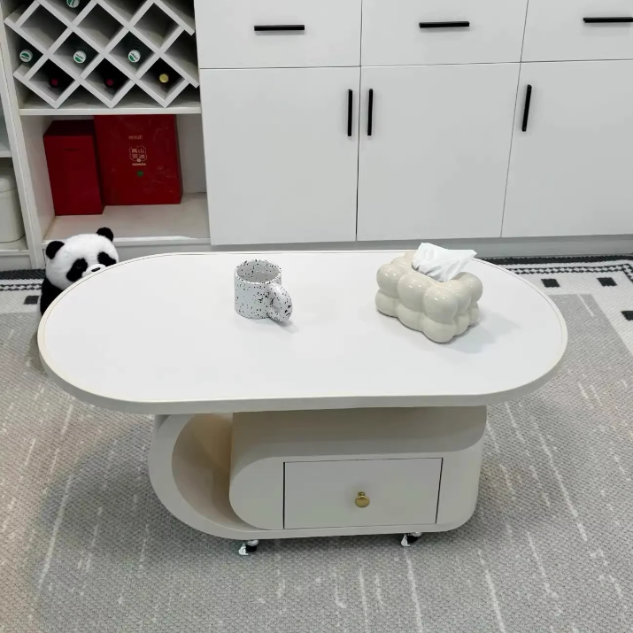 C-Shape Oval Coffee Table