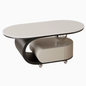 C-Shape Oval Coffee Table