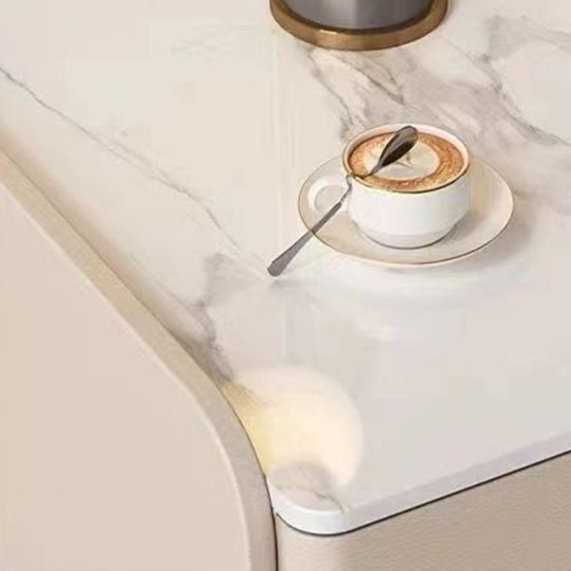 Rock Plate Solid Wood 2-Drawer Nightstand