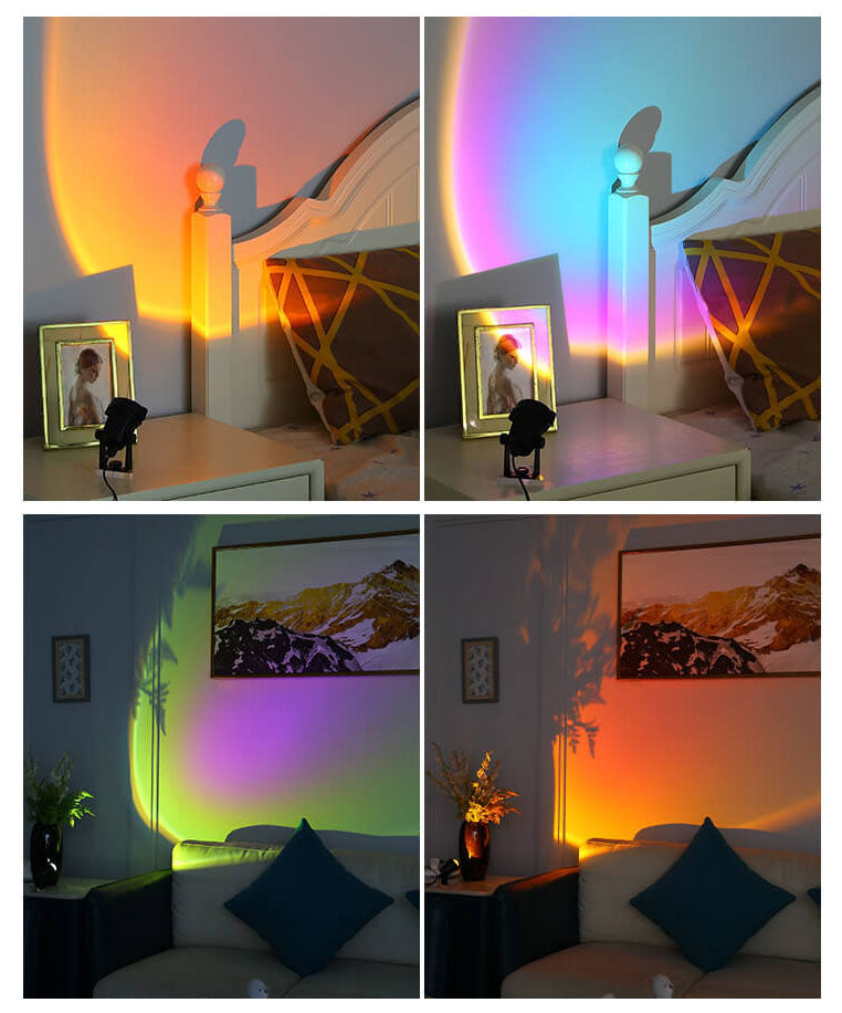 Sunset Lamp Vibes Sunset Projection Lamp Rotatable Table Lamp
