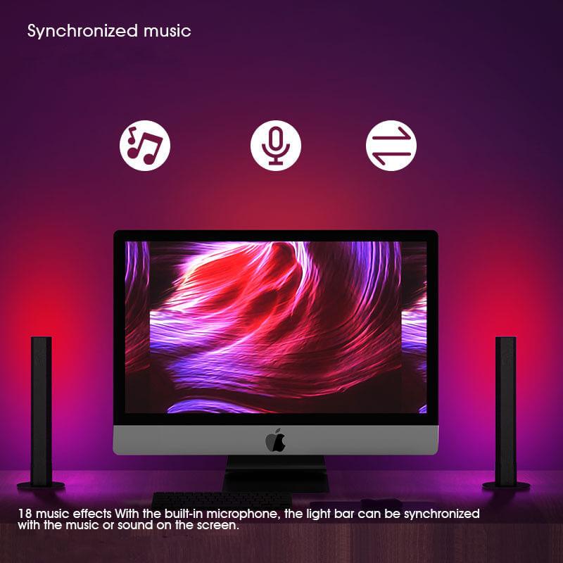 Creative Long Strip RGB 1-Light LED Table Lamp