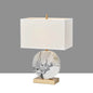 Chinese Simple Marble Texture 1-Light Table Lamp