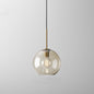 Nordic Cognac Glass Jar Pendant