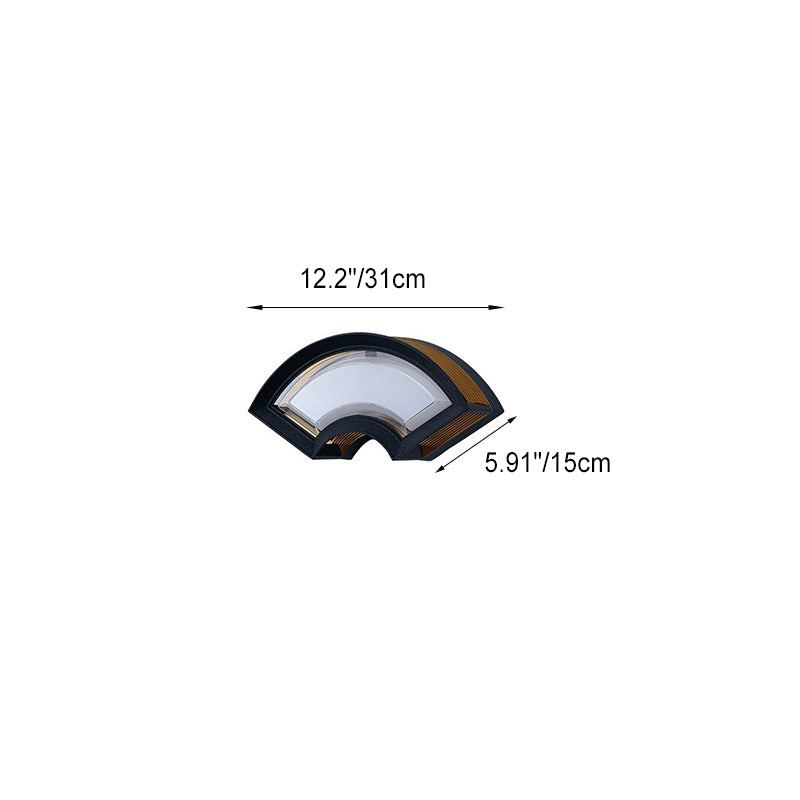 Contemporary Industrial Waterproof Aluminum Square PC LED Wall Sconce Lamp For Outdoor Patio