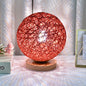 Modern Minimalist Hemp Vine Weaving 1-Light LED Table Lamp