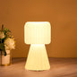 Modern Minimalist Column Geometric PE Shape RGB LED Table Lamp For Bedroom