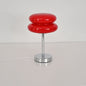 Contemporary Creative Round Mushroom USB Glass Iron LED Table Lamp For Living Room