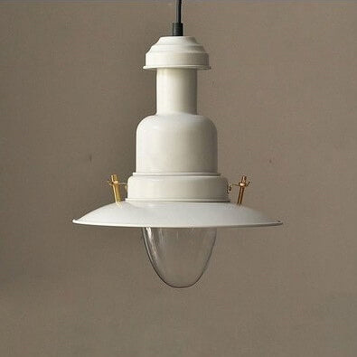 Industrial Iron Round Pendant Light
